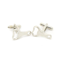 Load image into Gallery viewer, Silvertone Bottle Opener Cuff Links With Jewelry Box - Ferrecci USA