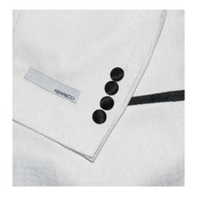 Load image into Gallery viewer, Ash All White Snake Skin Tuxedo Blazer - Ferrecci USA
