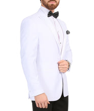 Load image into Gallery viewer, Ferrecci Men's Aura White Slim Fit Peak Lapel Tuxedo Dinner Jacket - Ferrecci USA