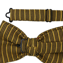 Load image into Gallery viewer, Cole Mustard Stripe Bowtie - Ferrecci USA