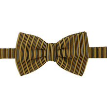 Load image into Gallery viewer, Cole Mustard Stripe Bowtie - Ferrecci USA