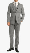Load image into Gallery viewer, Bradford Grey Slim Fit 3 Piece Tweed Suit - Ferrecci USA