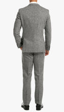 Load image into Gallery viewer, Bradford Grey Slim Fit 3 Piece Tweed Suit - Ferrecci USA