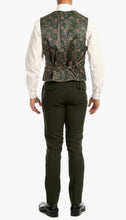 Load image into Gallery viewer, Bradford Hunter Green Slim Fit 3 Piece Tweed Suit - Ferrecci USA