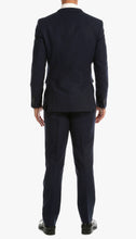 Load image into Gallery viewer, Bradford Navy Tweed With Slim Fit Suit With Five Button Vest - Ferrecci USA
