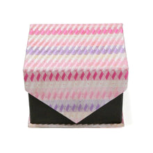 Load image into Gallery viewer, Men's Pink-Purple Boxy Geometric Design 4-pc Necktie Box Set - Ferrecci USA