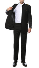 Load image into Gallery viewer, Ferrecci Mens Black Military Cadet Uniform - Ferrecci USA