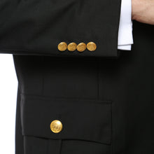 Load image into Gallery viewer, Ferrecci Mens Black Military Cadet Uniform - Ferrecci USA