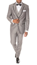 Load image into Gallery viewer, Celio Grey & Black Slim Fit 3 Piece Tuxedo - Ferrecci USA