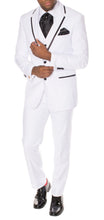 Load image into Gallery viewer, Celio White & Black 3 piece Slim Fit Tuxedo - Ferrecci USA