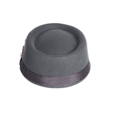 Load image into Gallery viewer, Modern Conductor Train Engineer Hat Charcoal - Ferrecci USA
