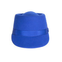 Load image into Gallery viewer, Modern Conductor Train Engineer Hat - Royal Blue - Ferrecci USA