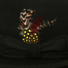 Load image into Gallery viewer, Crushable Fedora Hat in Black - Ferrecci USA