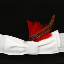 Load image into Gallery viewer, Crushable Fedora Hat in Black With White Band - Ferrecci USA