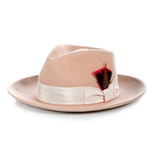 Load image into Gallery viewer, Crushable Camel Fedora Hat - Ferrecci USA