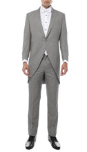 Load image into Gallery viewer, Mens Grey Cutaway Regular Fit 2 Piece Tuxedo Suit - Ferrecci USA