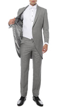 Load image into Gallery viewer, Mens Grey Cutaway Regular Fit 2 Piece Tuxedo Suit - Ferrecci USA