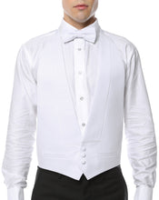 Load image into Gallery viewer, Premium White Pique 100% Cotton Backless Tuxedo Vest & Bow Tie / 2XL FIT ALL (50-60) - Ferrecci USA