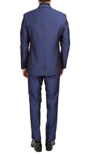 Load image into Gallery viewer, Mens Daxson Navy Slim Fit Shawl Collar 3pc Tuxedo - Ferrecci USA
