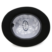 Load image into Gallery viewer, Premium Wool Black Derby Bowler Hat - Ferrecci USA