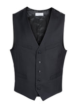 Load image into Gallery viewer, Drapper Mens 5 Button Black Vest - Ferrecci USA