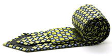 Load image into Gallery viewer, Mens Dads Classic Green Geometric Pattern Business Casual Necktie & Hanky Set E-9 - Ferrecci USA