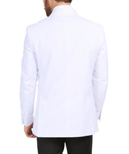 Load image into Gallery viewer, Ferrecci Men's Echo White Slim Fit Shawl Lapel Tuxedo Dinner Jacket - Ferrecci USA