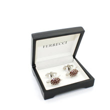 Load image into Gallery viewer, Silvertone Turtle Cuff Links With Jewelry Box - Ferrecci USA