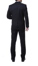 Load image into Gallery viewer, Ernesto Black Pinstripe Slim Fit 2 Piece Suit - Ferrecci USA