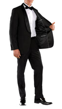 Load image into Gallery viewer, Falls Black Slim Fit 2 Piece Tuxedo - Ferrecci USA