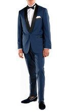 Load image into Gallery viewer, Falls Indigo Slim Fit 2 Piece Tuxedo - Ferrecci USA