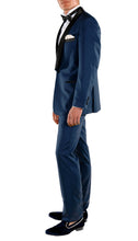 Load image into Gallery viewer, Falls Indigo Slim Fit 2 Piece Tuxedo - Ferrecci USA