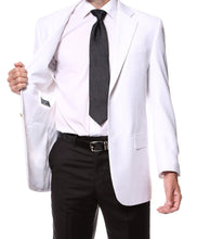 Load image into Gallery viewer, White Gold Button Regular Fit Blazer - Ferrecci USA
