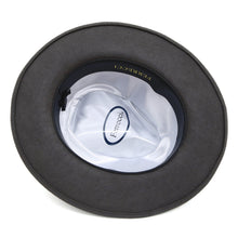 Load image into Gallery viewer, Grey & Green Premium Wool Fedora Hat - Ferrecci USA