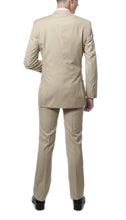 Load image into Gallery viewer, FS22 Mens Tan Regular Fit 2 Piece Suit - Ferrecci USA
