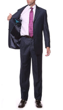 Load image into Gallery viewer, FS23 Navy Regular Fit 2pc 3 Button Suit - Ferrecci USA