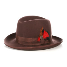 Load image into Gallery viewer, Ferrecci Premium Brown Godfather Hat - Ferrecci USA