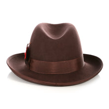 Load image into Gallery viewer, Ferrecci Premium Brown Godfather Hat - Ferrecci USA