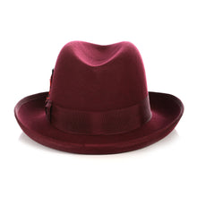 Load image into Gallery viewer, Ferrecci Premium Burgundy Godfather Hat - Ferrecci USA