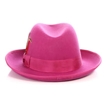Load image into Gallery viewer, Ferrecci Premium Fuchsia Godfather Hat - Ferrecci USA