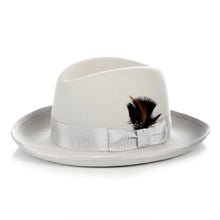 Load image into Gallery viewer, Ferrecci Premium Light Grey Godfather Hat - Ferrecci USA