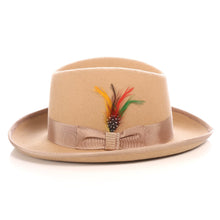 Load image into Gallery viewer, Ferrecci Premium Tan Godfather Hat - Ferrecci USA
