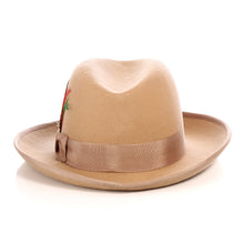 Load image into Gallery viewer, Ferrecci Premium Tan Godfather Hat - Ferrecci USA