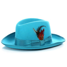 Load image into Gallery viewer, Ferrecci Premium Turquoise Godfather Hat - Ferrecci USA