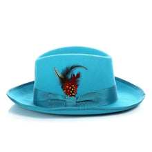 Load image into Gallery viewer, Ferrecci Premium Turquoise Godfather Hat - Ferrecci USA