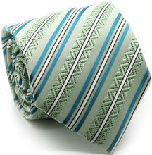Load image into Gallery viewer, Premium Ziggy Striped Ties - Ferrecci USA