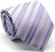 Load image into Gallery viewer, Premium Ziggy Striped Ties - Ferrecci USA