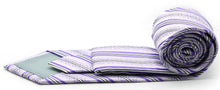 Load image into Gallery viewer, Premium Ziggy Striped Ties - Ferrecci USA