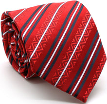 Load image into Gallery viewer, Premium Ziggy Striped Ties - Ferrecci USA