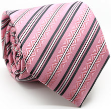 Load image into Gallery viewer, Premium Ziggy Striped Ties - Ferrecci USA